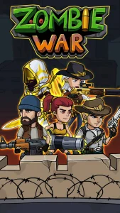 Zombie War MOD APK – Unlimited Money, Gems & Free Upgrades 1