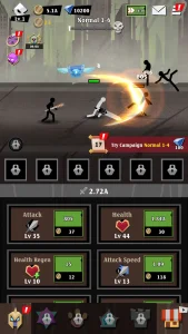 Epic Stickman MOD APK – Unlimited Money, All Weapons & Characters Unlocked 2